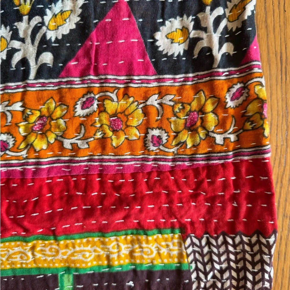 Kantha queen size quilt